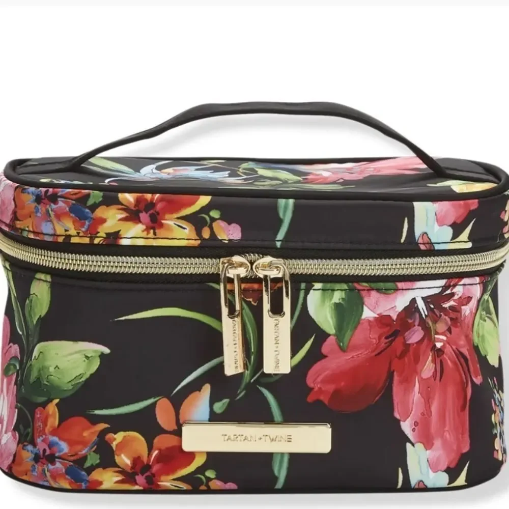 Tartan + Twine Floral Dream Deluxe Traincase‎